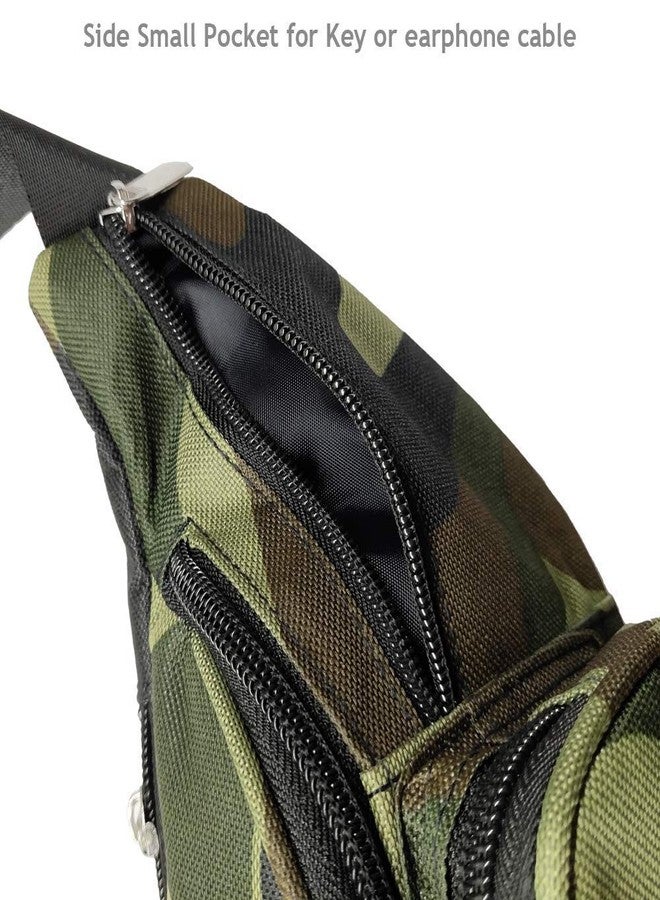 PRINTELLIGENT Military Waist Bag Pack with Adjustable Strap for Outdoor Sports Travel Sport Running (Unisex, Camouflage) - Image 4